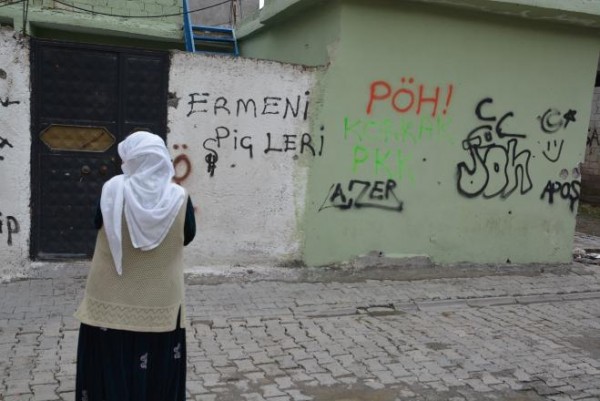 Թուրքիայի Սիլոփի շրջանում շենքերի պատերին «Հայ բճեր» գրություն է հայտնվել. ermenihaber.am