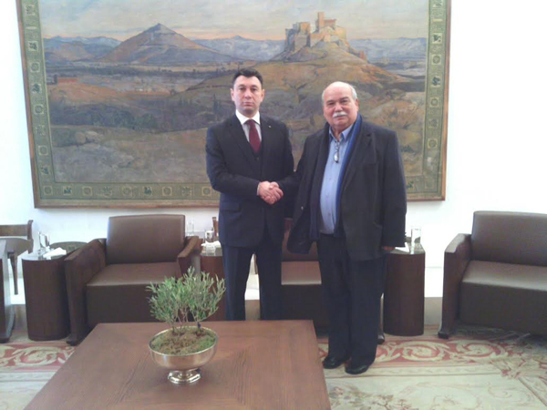 ԱԺ փոխնախագահ Էդուարդ Շարմազանովը հանդիպել է Հունաստանի խորհրդարանի նախագահին