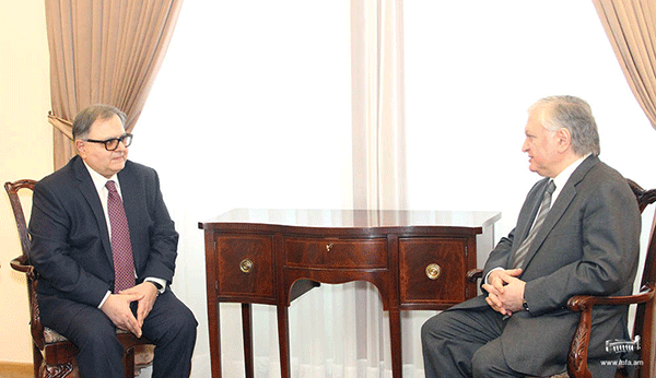 Էդվարդ Նալբանդյանն ընդունել է ԵԱՀԿ երևանյան գրասենյակի նորանշանակ ղեկավարին