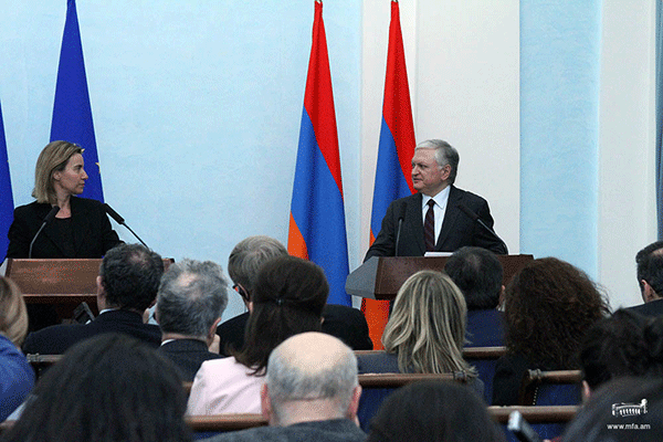 Էդվարդ Նալբանդյան. Հայաստան-ԵՄ հարաբերությունները գտնվում են բարձր մակարդակի վրա և ունեն խոստումնալից հեռանկարներ