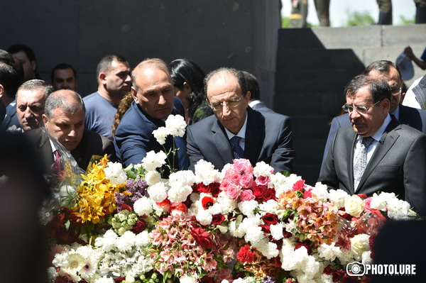 Today thousands of people pay a visit to the Armenian Genocide memorial complex in a memory of 1.5 million innocent victims