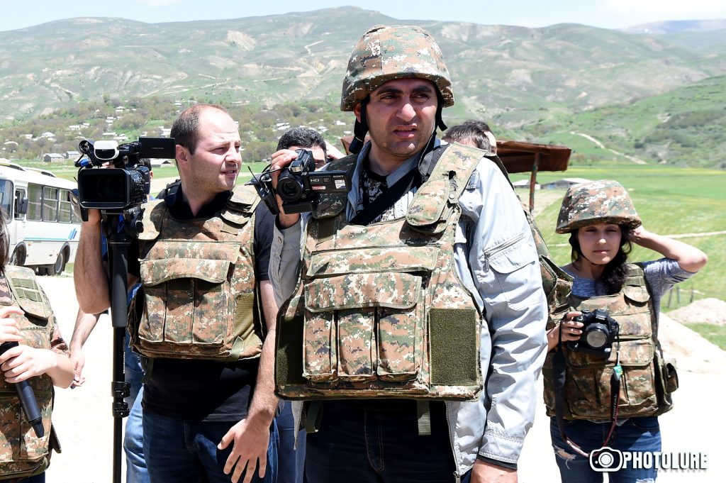 Journalists paid a visit to N.. military unit of Vayk in Vayots Dzor Province