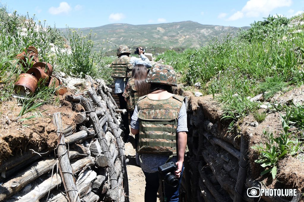 Journalists paid a visit to N.. military unit of Vayk in Vayots Dzor Province