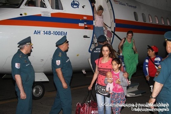 Երևան է ժամանել ՀՀ քաղաքացիներին տեղափոխող 2-րդ չվերթը