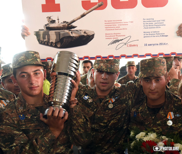 Հայ տանկիստները մեկնել են Մոսկվա մասնակցելու «Միջազգային բանակային խաղեր-2016» միջոցառմանը