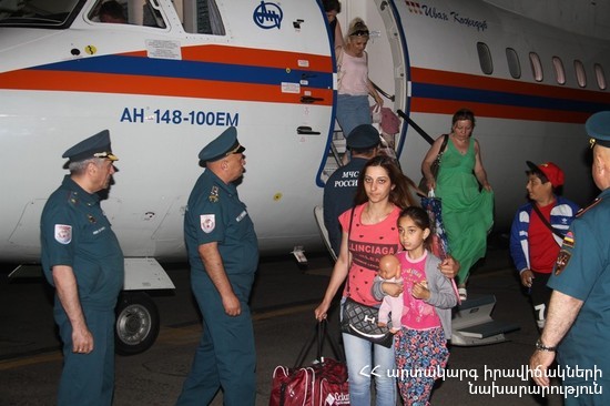 ՌԴ ԱԻՆ ինքնաթիռի 6 հատուկ չվերթով տեղափոխված քաղաքացիների ամբողջական ցուցակը