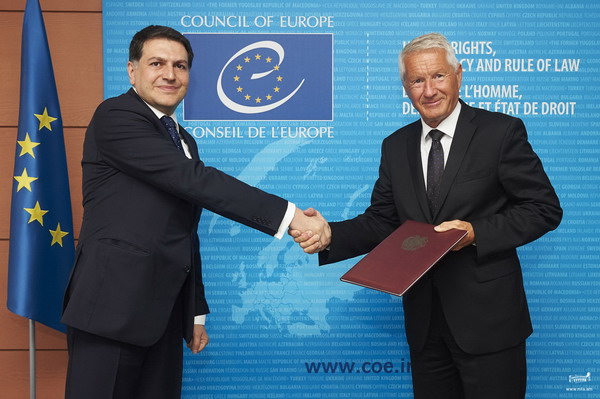 Եվրոպայի խորհրդի գլխավոր քարտուղար Թորբյորն Յագլանդը ողջունեց Հայաստանի նորանշանակ մշտական ներկայացուցչին