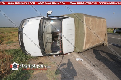 Խոշոր ավտովթար Արմավիրի մարզում. բախվել են Mercedes-ն ու Газель-ը. shamshyan.com