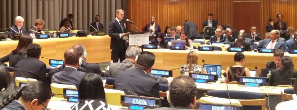 Էդվարդ Նալբանդյանը նախագահեց փախստականների և միգրանտների հիմնախնդիրներին նվիրված ՄԱԿ-ի գագաթաժողովի նիստը