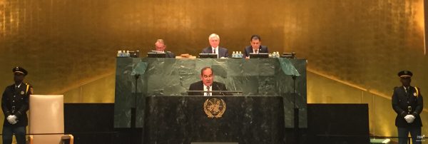 Էդվարդ Նալբանդյանը նախագահեց ՄԱԿ Գլխավոր ասամբլեայի նիստը
