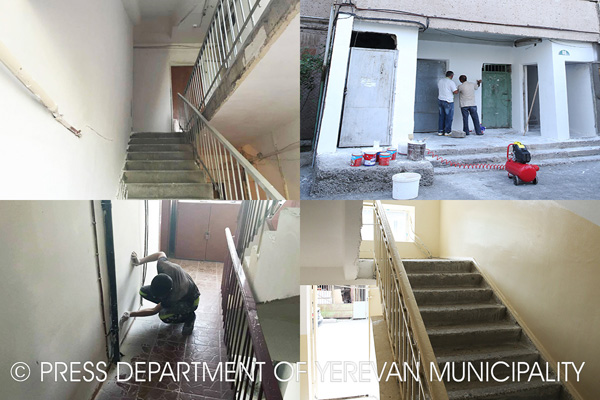 Մայրաքաղաքում շարունակվում է շենքերի մուտքերի նորոգման 2016 թվականի ծրագիրը