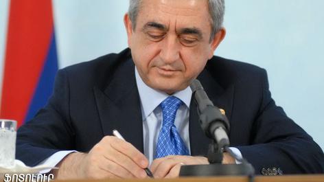 Սերժ Սարգսյանը նախարարներ է նշանակել