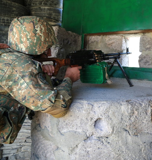 ԼՂՀ ՊՆ. հայ դիրքապահների ուղղությամբ արձակվել է ավելի քան 620 կրակոց