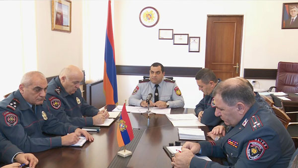 Քննարկվեց ՀՀ Նախագահի մոտ կայացած խորհրդակցության ընթացքում ոստիկանությանը տրված հանձնարարականների կատարման ընթացքը