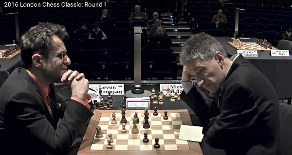 Լեւոն Արոնյանը London Chess Classic գերմրցաշարի մեկնարկում հաղթեց Մայքլ Ադամսին