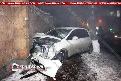 33-ամյա վարորդը Բաղրամյան պողոտայում վրաերթի է ենթարկել հետիոտնին, այնուհետև բախվել պատին. կան վիրավորներ.  shamshyan.com