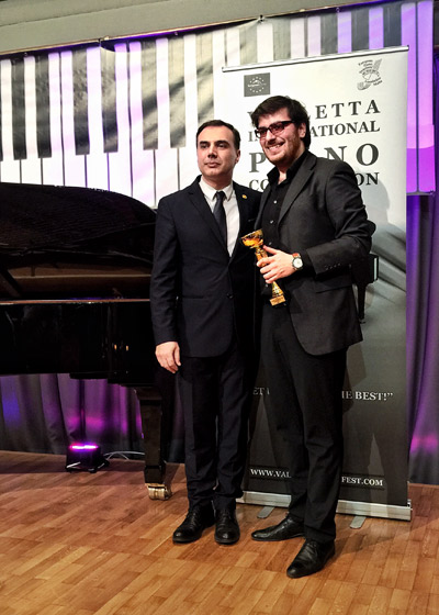 Դաշնակահարների միջազգային մրցույթում Արմեն-Լևոն Մանասերյանը արժանացել է Առաջին մրցանակի և Գավաթի