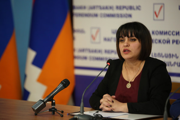 Արցախի Հանրապետության Սահմանադրության հանրաքվեի քվեարկության մասնակիցների թիվը` ժամը 11.00-ի դրությամբ