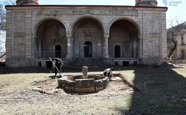 Շուշիի պարսկական «Վերին մզկիթում»-ում իրականացվում են հնագիտական պեղումներ 