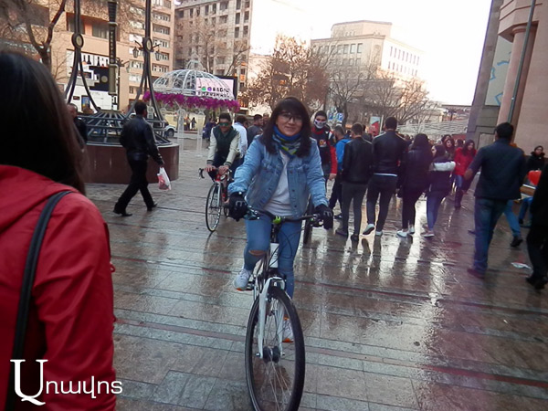 Կանանց միջազգային օրը նշվեց մասսայական հեծանվային զբոսանքով
