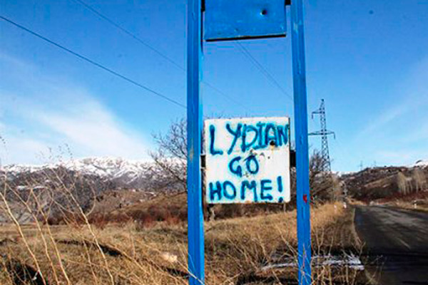 Բնապահպանները «Լիդիան Արմենիային» բոյկոտում են, կառավարությունն էլ  արտոնություն է տալիս