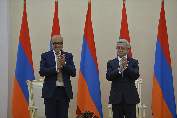 Տեղի է ունեցել ՀՀ Նախագահի 2016 թվականի մրցանակների հանձնման արարողությունը