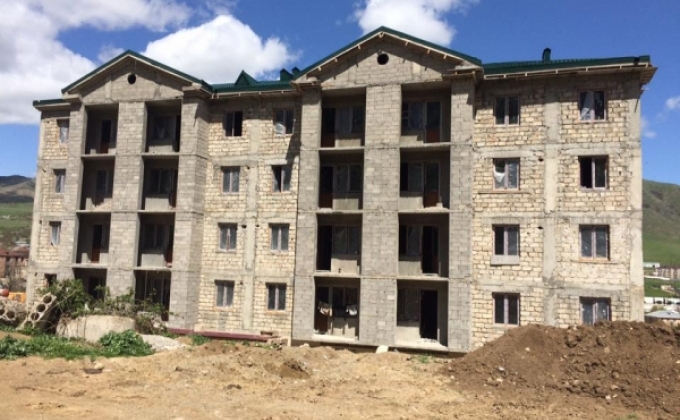 Հադրութում ՊԲ զինծառայողների ընտանիքների համար բազմաբնակարան շենքեր են կառուցվում. Artsakhpress.am