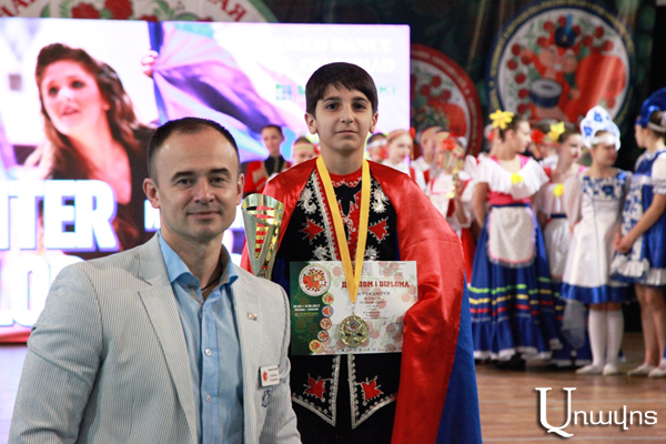 11-ամյա հայ պատանին Մոսկվայում հաղթել է պարերի համաշխարհային մրցույթում (Ֆոտոշարք)