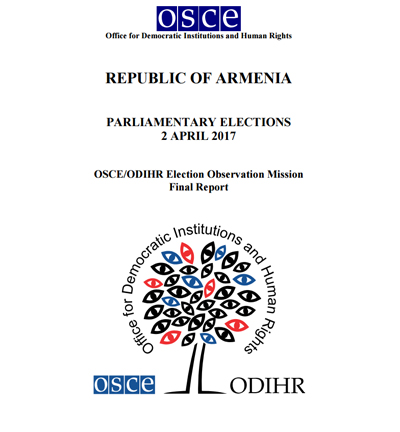 ԵԱՀԿ/ԺՀՄԻԳ-ը հրապարակել է Հայաստանի խորհրդարանական ընտրությունների ամբողջական զեկույցը