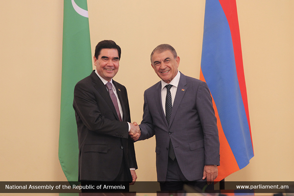 Թուրքմենստանի նախագահն այցելել է ՀՀ Ազգային ժողով