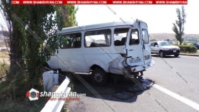 «Ֆլեշ» ընկերության 47-ամյա վարորդը բենզատարով բախվել է կայանված մարդատար Газель-ին. կա 9 վիրավոր. shamshyan. com