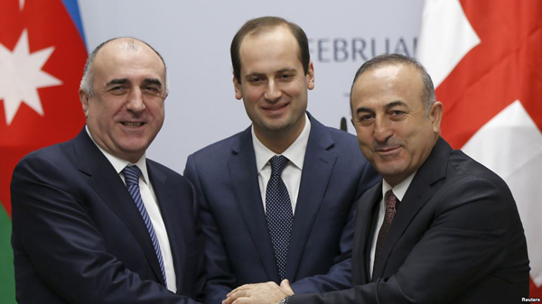 Ադրբեջանի, Վրաստանի և Թուրքիայի արտգործնախարարները նաև աջակցություն են հայտնել միմյանց տարածքային ամբողջականությանը
