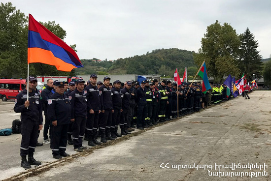 ՀՀ ԱԻՆ փրկարարները ներգրավված են Բոսնիա և Հերցեգովինայում անցկացվող ՆԱՏՕ-ի միջազգային դաշտային վարժանքին