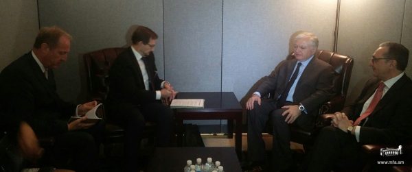 Էդվարդ Նալբանդյանը հանդիպեց Եվրոպայում անվտանգության և համագործակցության կազմակերպության գլխավոր քարտուղարի հետ (Տեսանյութ)