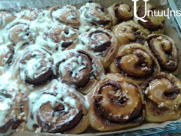 Դարչնաոլորներ` cinnamon rolls