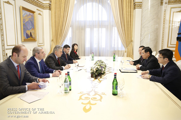 Քննարկվել են Հայաստանի և Չինաստանի միջև տնտեսական համագործակցության հետագա զարգացման ուղիները