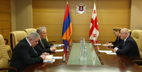 Դեսպան Սադոյանի հանդիպումը Վրաստանի պաշտպանության նախարարի հետ