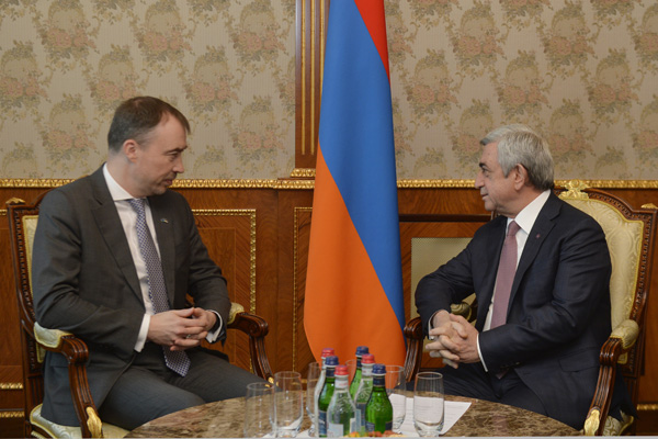 ՀՀ Նախագահը գոհունակությամբ արձանագրել վերջին շրջանում Հայաստանի և Եվրամիության հարաբերություններում զգալի առաջընթացը