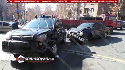 Երևանում վթարի են ենթարկվել վարչապետ Կարեն Կարապետյանի անվտանգության աշխատակիցները. shamshyan.com