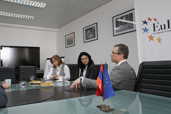 Արմինե Ալեքսանյանը Բրյուսելում հանդիպել է «Հայաստանի եվրոպացի բարեկամներ» կազմակերպության տնօրենին