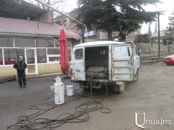 Վարորդը «ֆուռով» գազատարին բախվելով`Նոյեմբերյան քաղաքը գազազրկել է