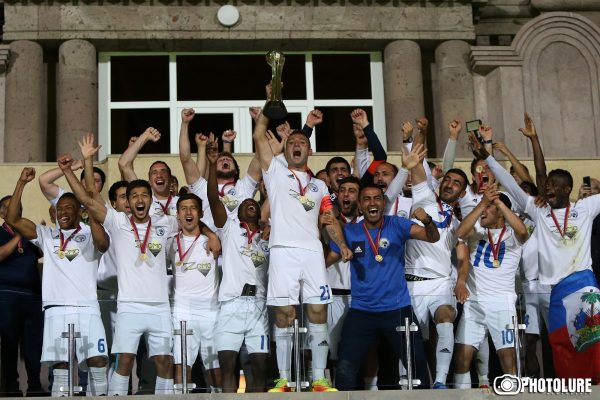 «Գանձասար-Կապանի» ֆուտբոլիստները հաղթեցին 4:3 հաշվով և առաջին անգամ նվաճեցին Հայաստանի Գավաթը