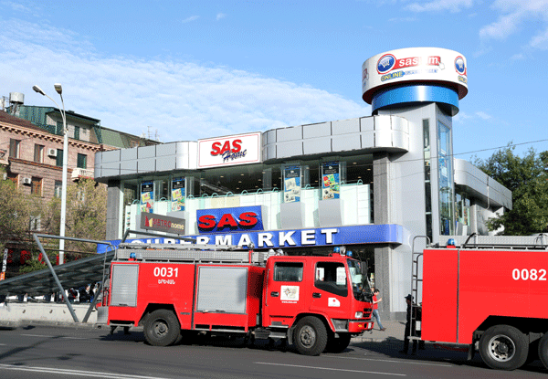 «ՍԱՍ» սննդի և առևտրի կենտրոնում բացակայում են հրդեհաշիջման ինքնաշխատ համակարգերը. ԱԻՆ