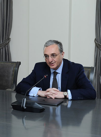 Զոհրաբ Մնացականյանը կմեկնի Բրյուսել՝ մասնակցելու ԵՄ-Հայաստան գործընկերության խորհրդի նիստին