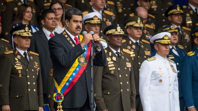 Վենեսուելայի նախագահի նկատմամբ մահափորձ է կատարվել. (Տեսանյութ)