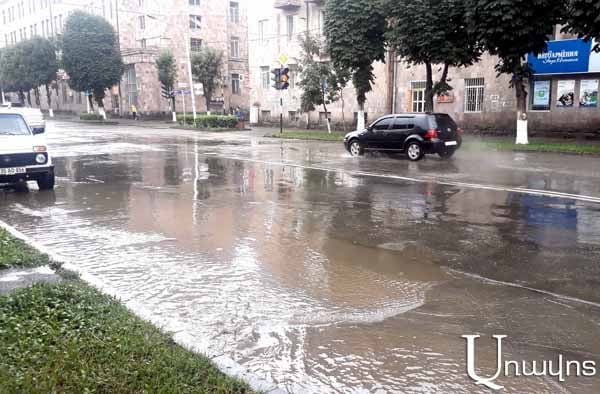 Անձրեւների ժամանակ Վանաձորում հոսող «գետերի» թիվն ավելանում է