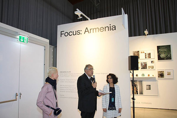 Viennacontemporary ժամանակակից արվեստի ցուցահանդեսում «Կիզակետում Հայաստանն է» (Focus:Armenia) պավիլիոնի բացումը