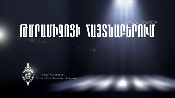 Հայտնաբերված թմրամիջոցներն առաքվել էին ԱՄՆ-ից (Տեսանյութ)