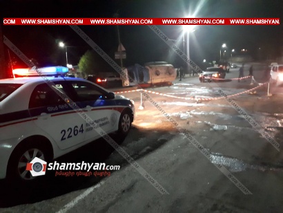 Աշոցքում բախվել են Kia-ն ու կաթնամթերք տեղափոխող ԳԱԶ-53-ը. վերջինս կողաշրջվել է. կա 1 զոհ. shamshyan.com