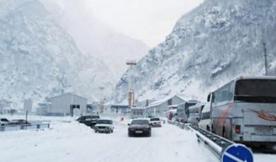 Ստեփանծմինդա-Լարս ավտոճանապարհի ռուսական կողմում կա մոտ 560 կուտակված բեռնատար ավտոմեքենա
